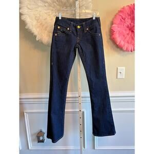 TRUE RELIGION WOMEN'S VINTAGE Y2K LOW RISE FLARE JEANS SIZE 26